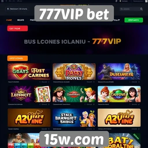 Opções de jogos disponíveis na plataforma 777VIP bet